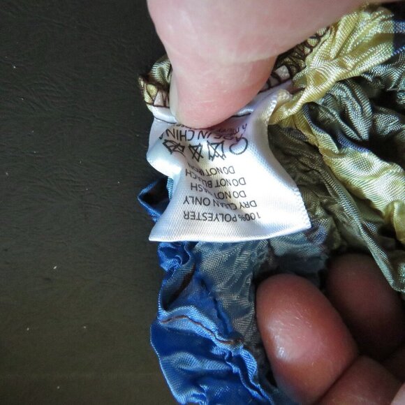 BRAIN DEAD Scrunch Crinkle Pleated Abstract Artsy Colorful Pullover Top Sz S/M - Picture 16 of 16